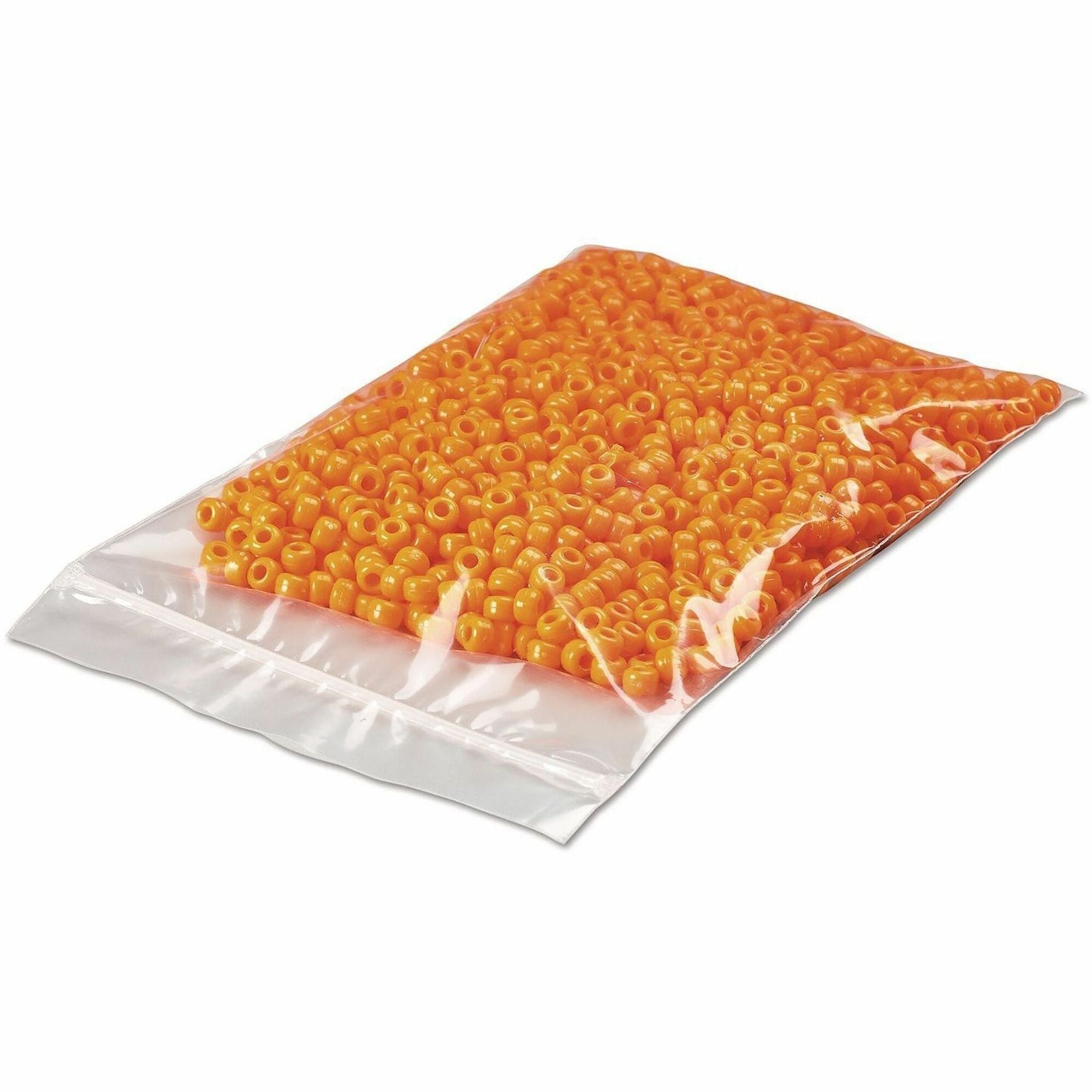 5" Width x 2 mil (51 Micron) Thickness - Zipper Closure - Clear - Polyethylene - Small Parts, General Purpose, Sample, Jewelry - 1000 / Carton