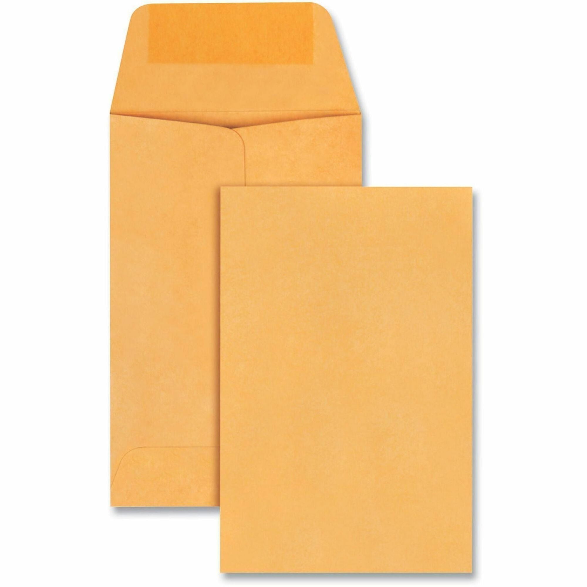 Universal Coin Envelope #1, 28 lb, Gummed, Light Brown Kraft Paper, 250/Box