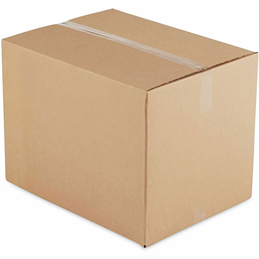 Universal Shipping Case, 12" x 12" x 7", Flap Closure, Corrugated Brown Kraft, 25/Bundle