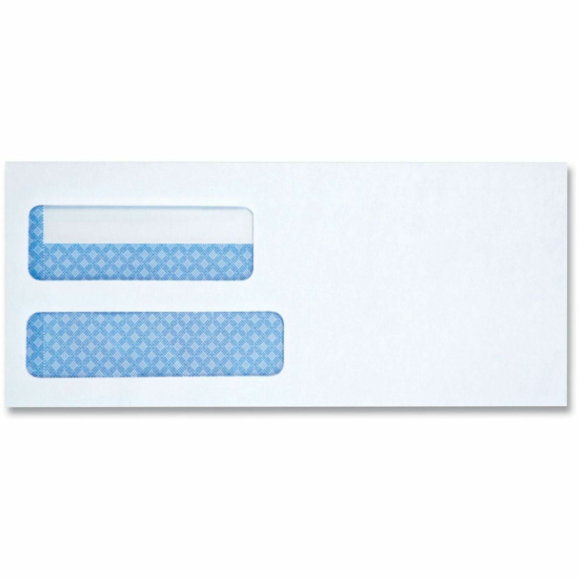 Universal Envelope, Business, #10, 24 lb, Gummed, White, Paper Stock, 500/Box