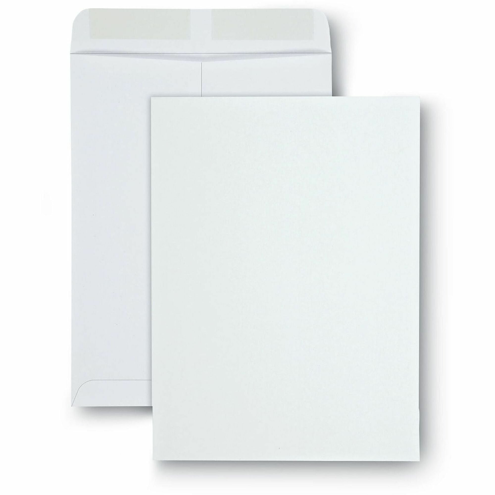 Universal Envelope, Catalog, #10 1/2, 28 lb, Gummed, White, Paper Stock, 100/Box