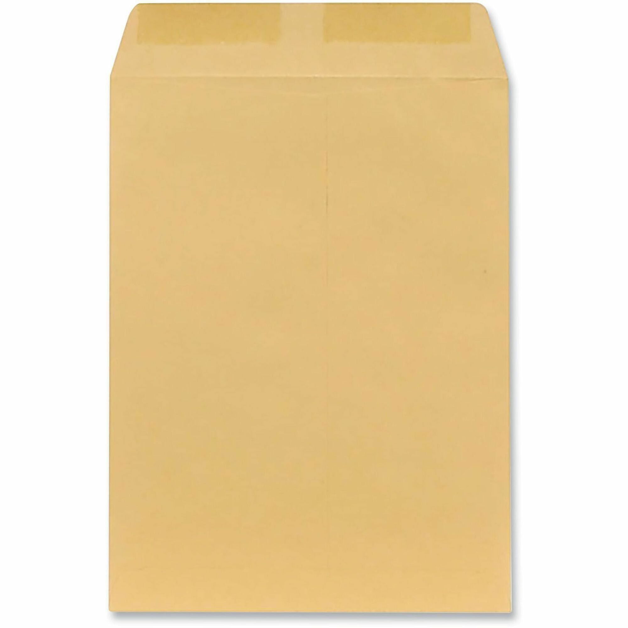 Universal Envelope, Catalog, #10 1/2, 28 lb, Gummed, Brown Kraft, Kraft Paper, 100/Box