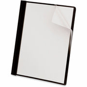 Universal Report Cover, 1/2" Capacity, 8.5" x 11", 100 Sheet, 3 Prong Fasteners, Punched, 25/Box