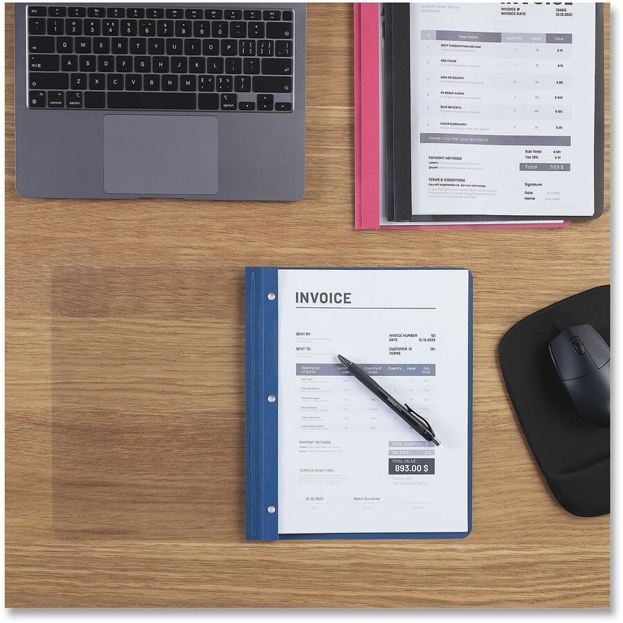 Universal Report Cover, 1/2" Capacity, 8.5" x 11", 100 Sheet, 3 Prong Fasteners, Punched, 25/Box