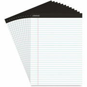 Universal Notepad, 1 Subject, Legal Ruled, 8.5" x 11" Sheets, White Paper, Chipboard Cover, Glued Top, 12 Pack