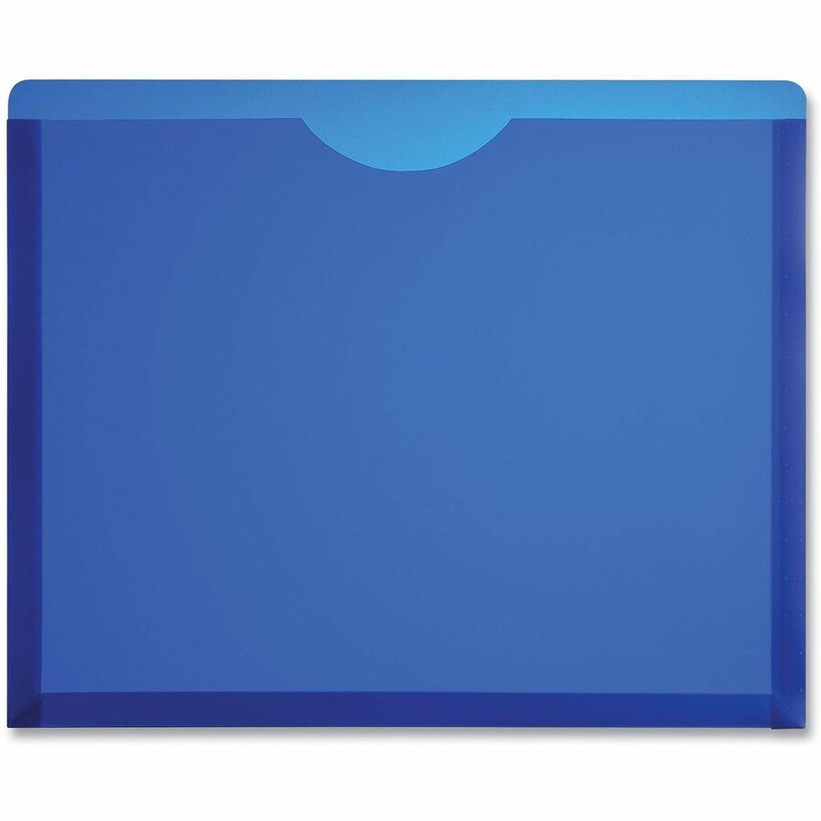 Universal Straight Tab Cut Letter File Jacket, 8 1/2" x 11", 1" Expansion, Plastic, Polypropylene, Assorted Colors, Unpunched, 10 Pack