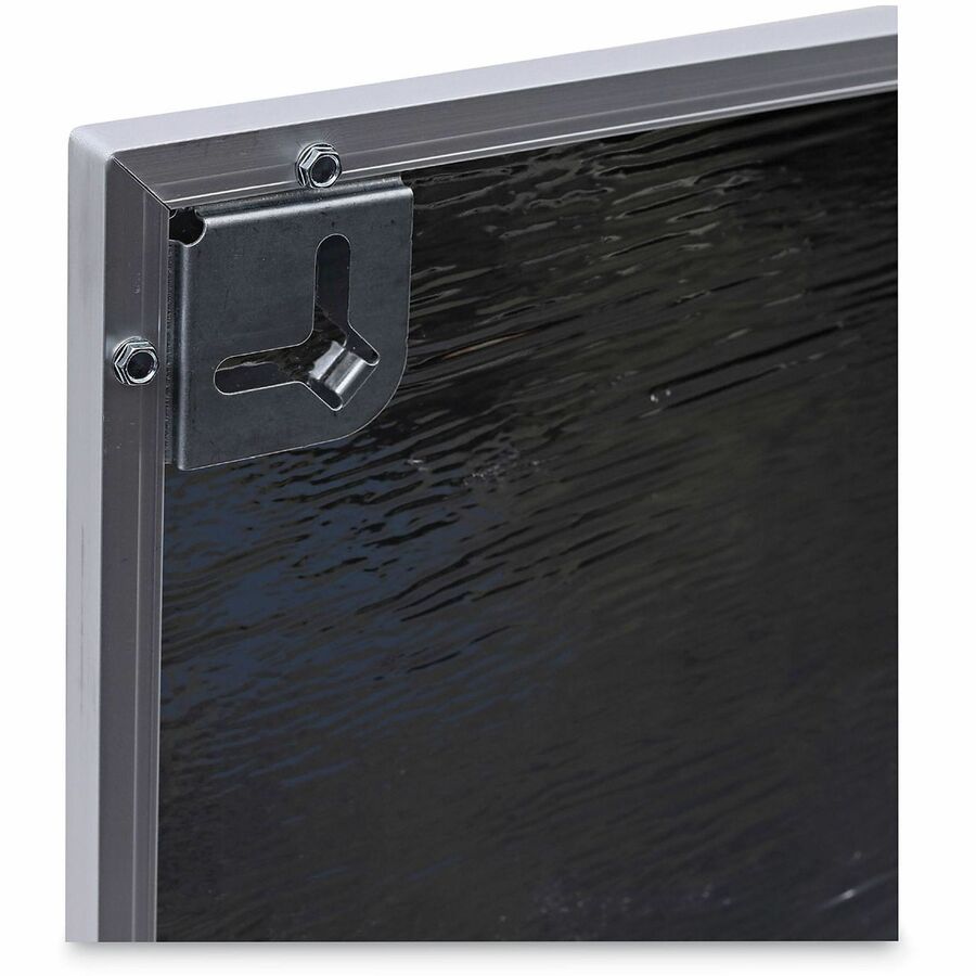 Universal Bulletin Board, 24" x 36" x 1.20", Tan Natural Cork Surface, Self-healing, Durable, Satin Aluminum Frame, 1 Each