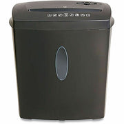 Continuous Shredder - Cross Cut - 8 Per Pass - for shredding Credit Card, Paper, Staples - 0.157" x 1.575" Shred Size - P-3 - 4.59 ft/min - 2 Minute Run Time - 3.30 gal Wastebin Capacity - Black