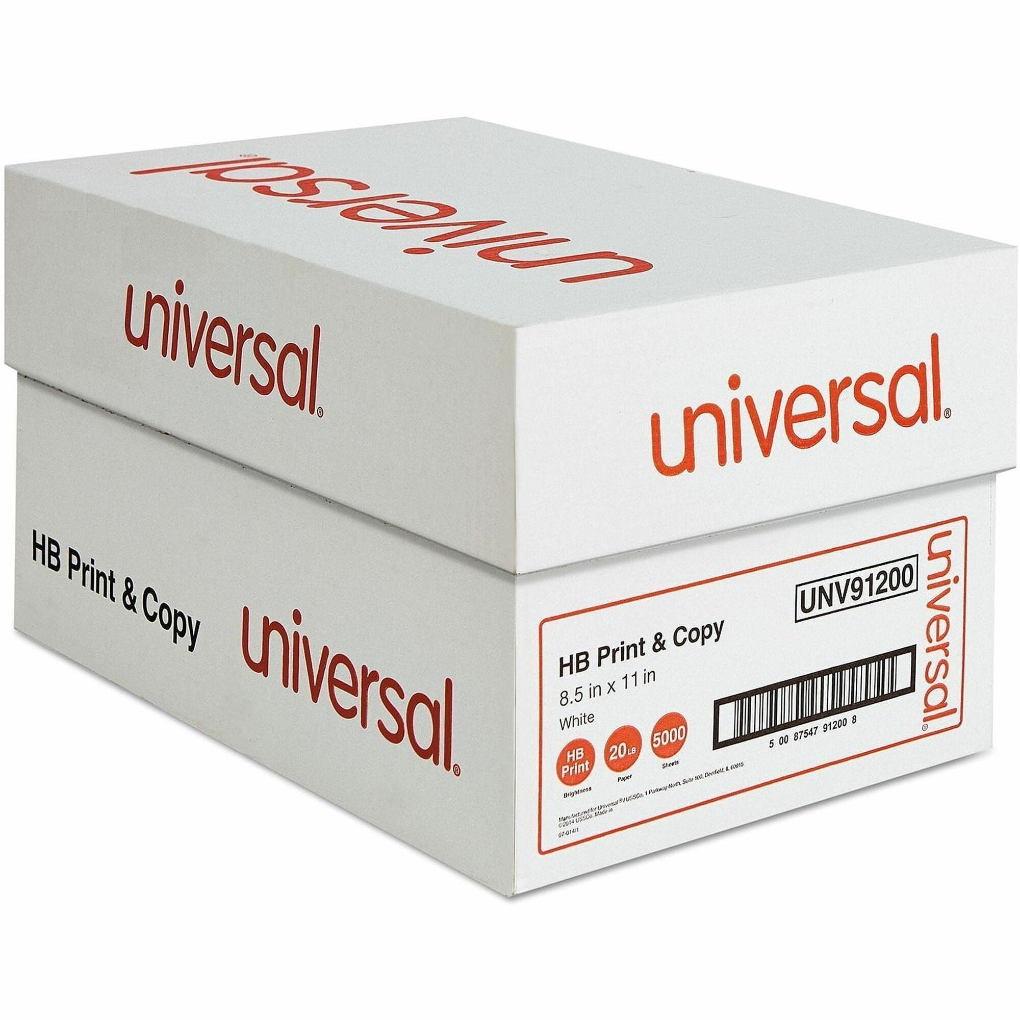 20 lb Basis Weight - Smooth - White - 5000 Sheets - 500 Sheets per Ream - 10 Ream per Case