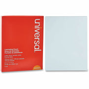 Universal Laminating Pouch, Letter Size, 9" x 11.5", 5 mil, Glossy, Clear, Crack & Liquid Resistant, 100 Pack