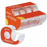 25 ft Length x 0.75" Width x 2 mil Thickness - 1" Core - Matte - Clear - Acrylic - Plastic Backing - 4 / Pack