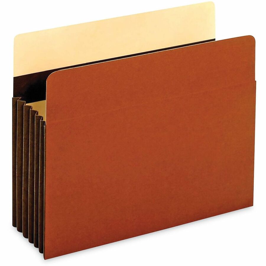 Universal Redrope Expanding File Pockets, Letter Size, 7" Expansion, Straight Top Tab, Brown, 1 Pocket, 5/Box