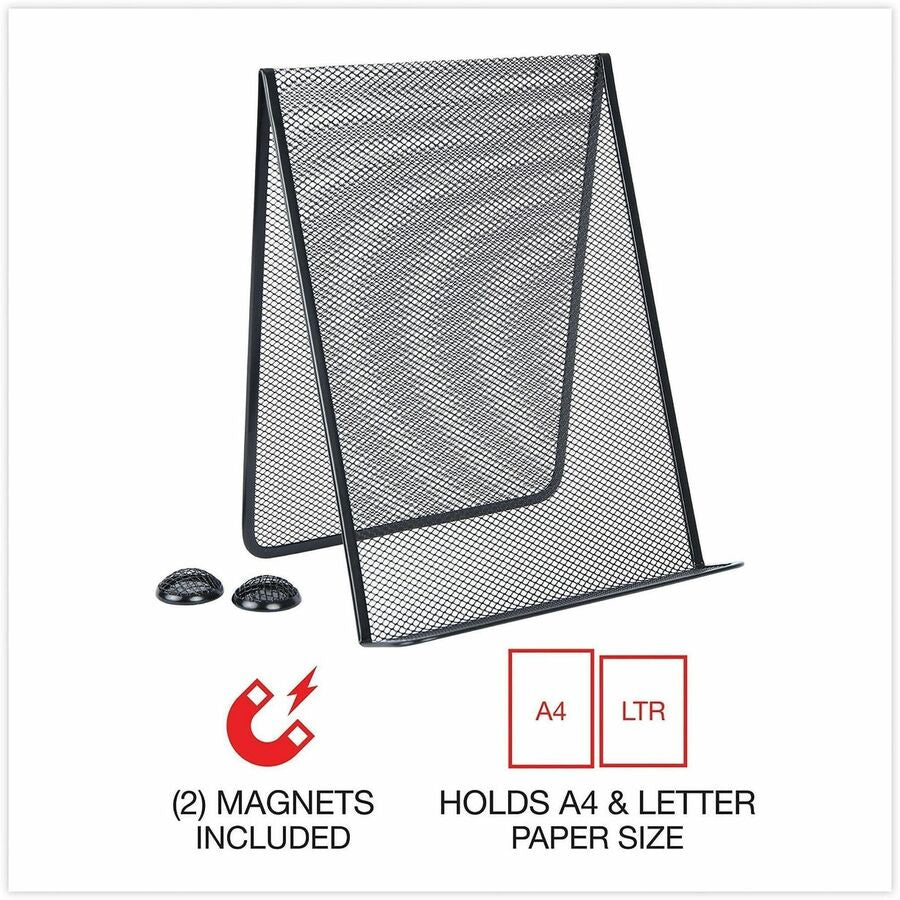 11.6" Height x 9" Width x 8" Depth - Metal - Black - Magnetic, Durable