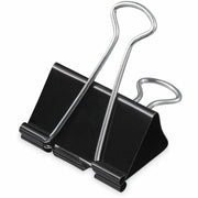 Mini - 0.6" Width - 0.25" Size Capacity - Black, Silver - Metal, Steel Wire - 144 / Pack