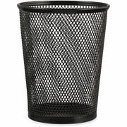 1 Compartment(s) - 5.38" Height - Black - Steel Mesh - 12 Each