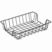 1 Compartment(s) - 3" Height x 10" Width x 14.13" Depth - Black - Steel Wire - 1 Each