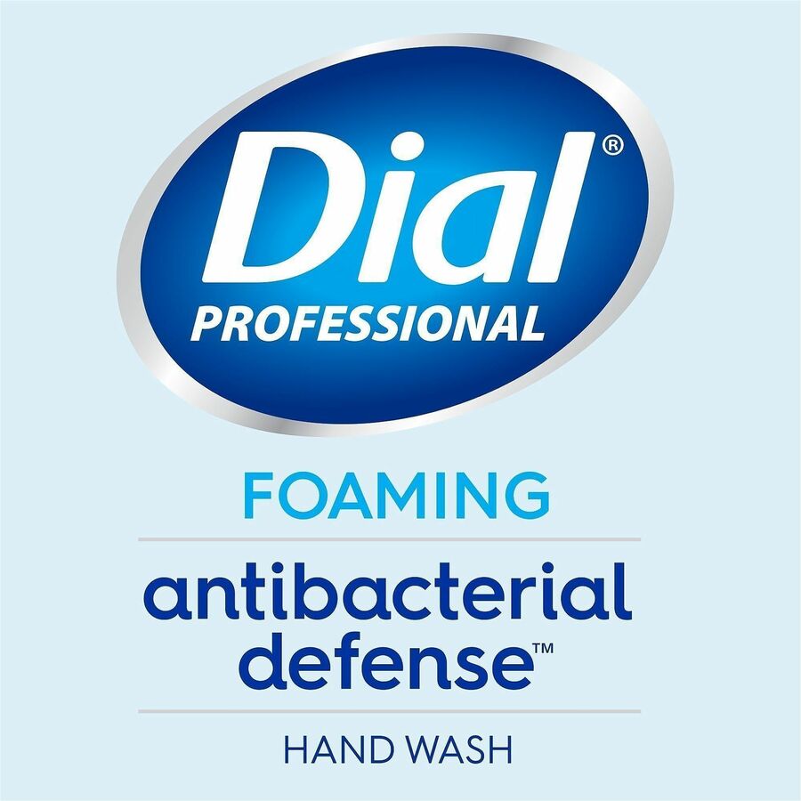 Dial Antibacterial Defense Foaming Handwash - Spring Water, Fresh Scent - 1 gal - Pump Dispenser - Bacteria Remover - Hand, Skin - Antibacterial - Blue - Cruelty-free, Sulfate-free, Paraben-free, Phthalate-free, Silicone-free, pH Balanced - 1 Each