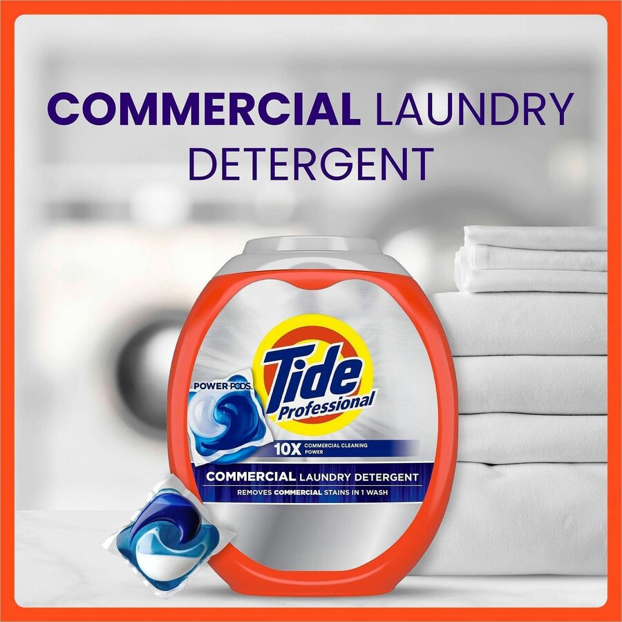 Tide Power-Pods Laundry Detergent, Concentrated Pods, Orange, PVC Free, Phthalate-free, Triclosan-free, 63 Pods per Pack