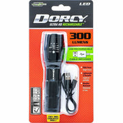 Dorcy 300 Lumen Ultra HD USB Flashlight
