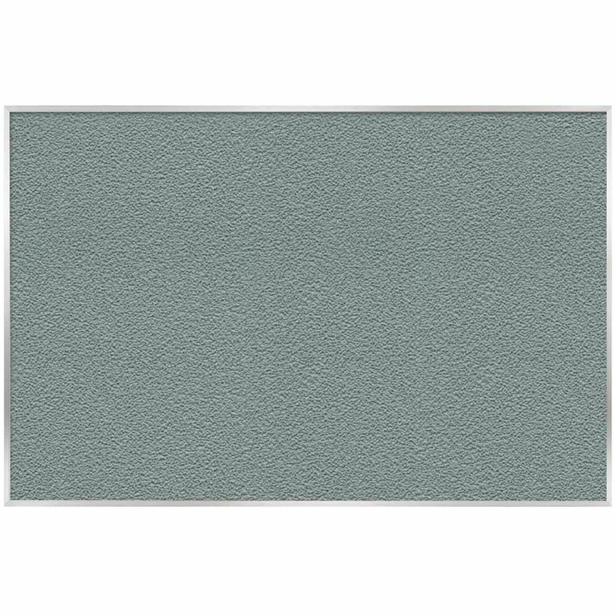 Ghent PremaTak Vinyl Bulletin Board - 48.46" Board Height x 87.90" Board Width x 0.56" Board Depth - Stone Fiberboard, Vinyl Surface - Satin Anodized Aluminum Frame - 1 Each