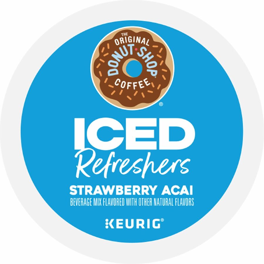 The Original Donut Shop&reg; Iced Refreshers - Strawberry Acai - 20 / Box