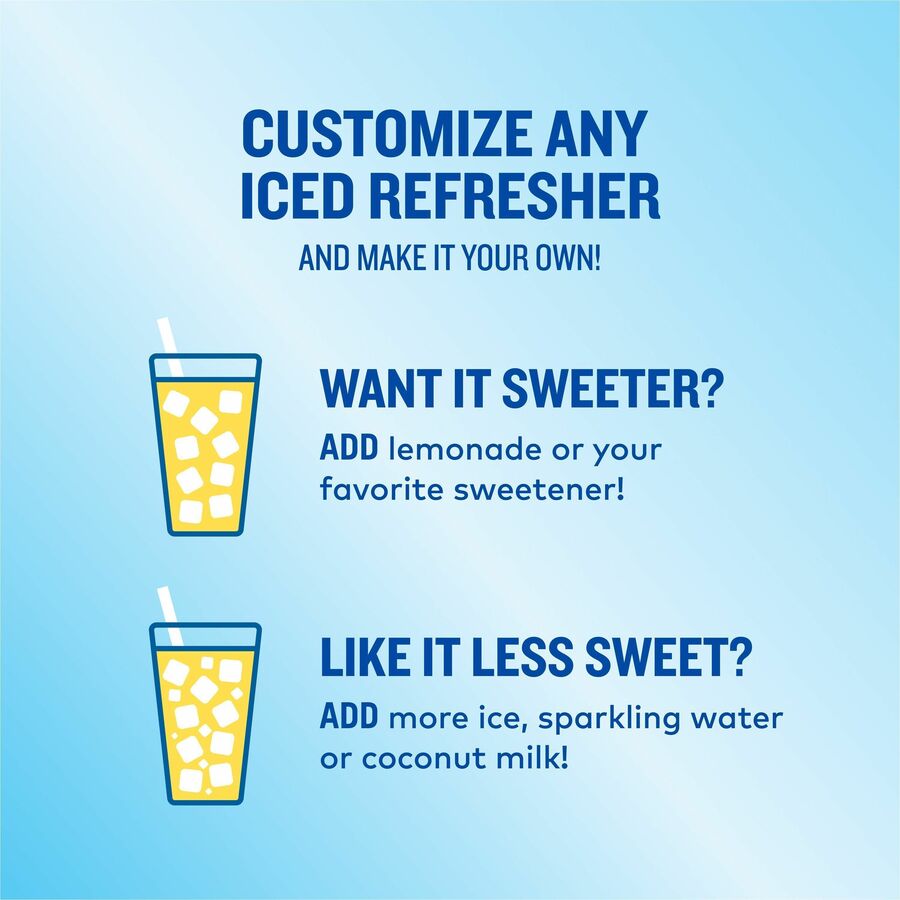 The Original Donut Shop&reg; Iced Refreshers - Pineapple Passionfruit - 20 / Box