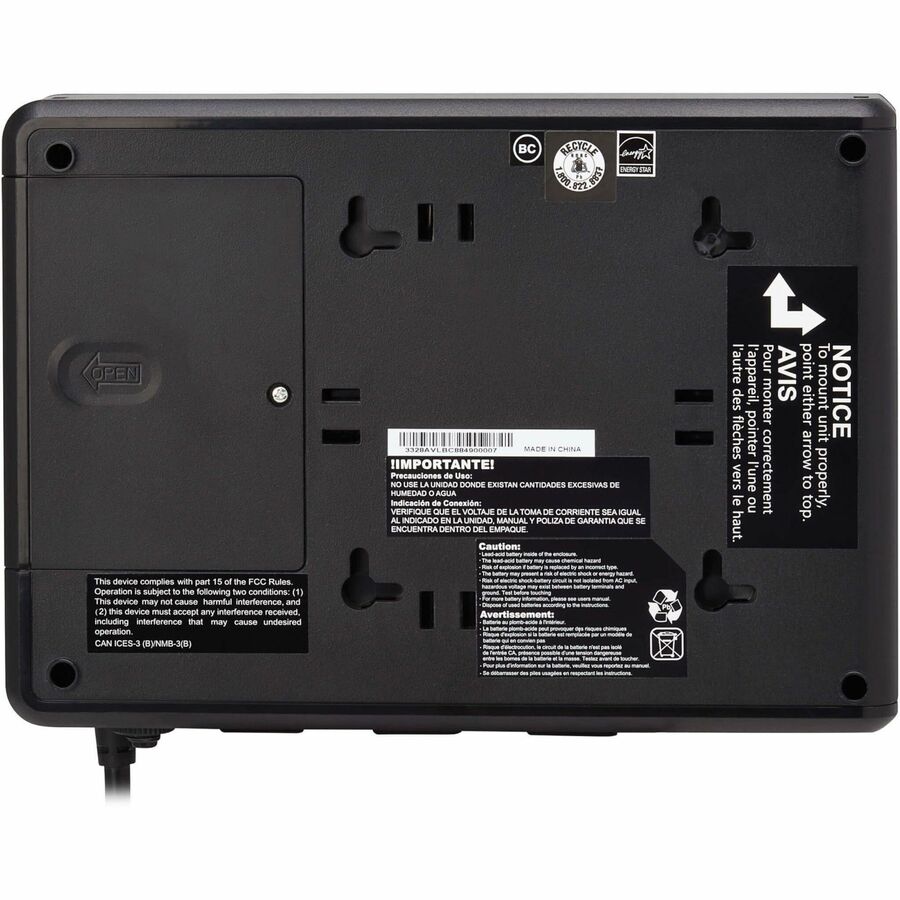 Tripp Lite series BC350RNC 350VA Desktop/Surface/Wall Mountable UPS