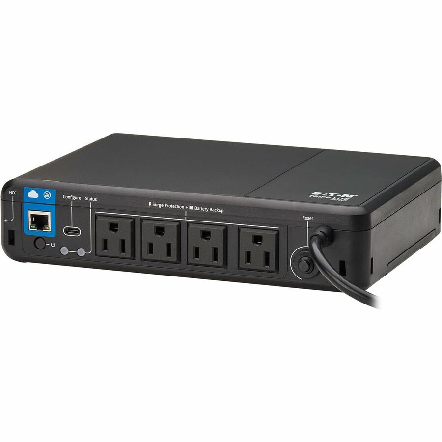 Desktop/Surface/Wall Mountable - 8 Hour Recharge - 1.20 Minute Stand-by - 120 V AC Input - 120 V AC Output - Single Phase - Pulse-width Modulated Sine Wave - USB - 4 x NEMA 5-15R Receptacle(s) - 4 x Battery/Surge Outlet - Network Card