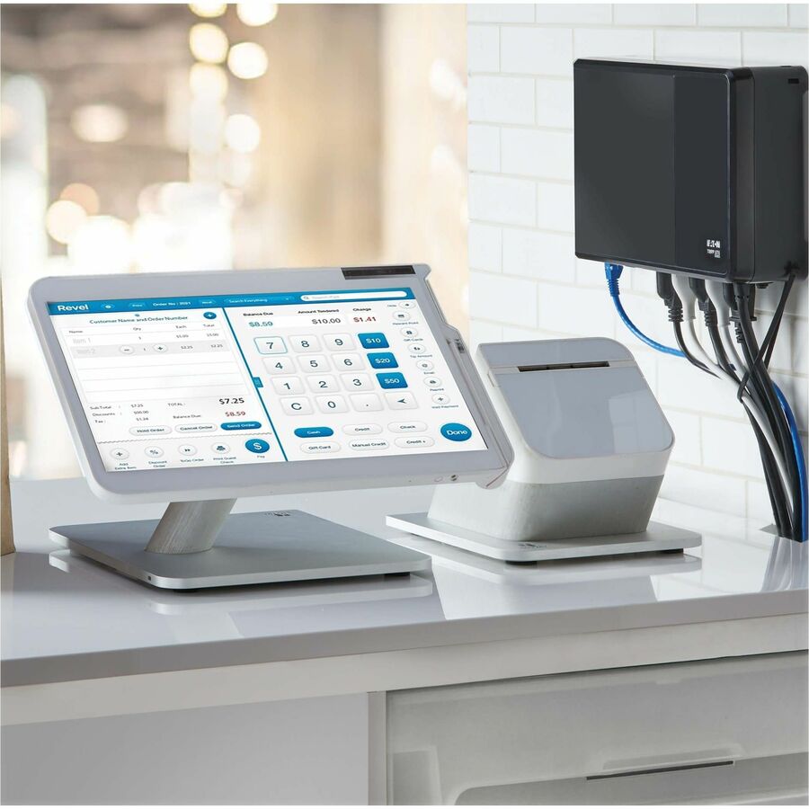 Desktop/Surface/Wall Mountable - 8 Hour Recharge - 1.70 Minute Stand-by - 120 V AC Input - 120 V AC Output - Single Phase - Pulse-width Modulated Sine Wave - USB - 5 x NEMA 5-15R Receptacle(s) - 5 x Battery/Surge Outlet - Network Card