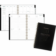 At-A-Glance Signature Lite Weekly Monthly Planner, Small, 12 Months, Jan-Dec 2026, 5.5" x 8.5", Wire Bound, Black Poly Cover, White Sheets, 1 Each