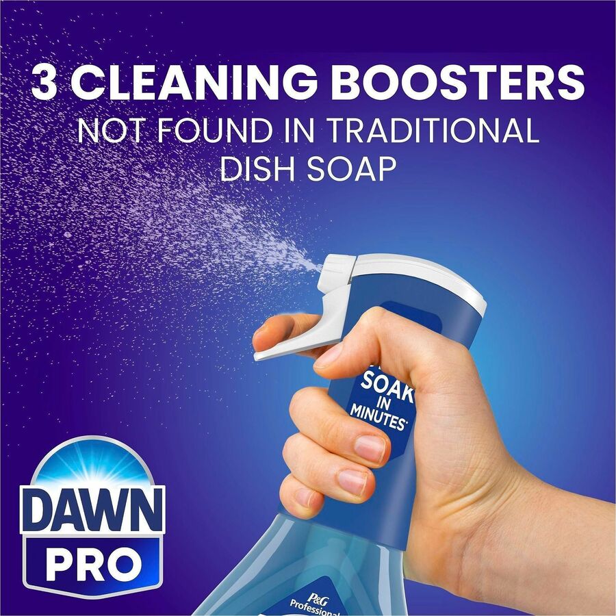 Dawn Heavy Duty Powerwash - For Dish, Food Service, Restaurant, Kitchen, Sink, Commercial - Spray - 16 fl oz (0.5 quart) - Heavy Duty - Blue - 1 Bottle
