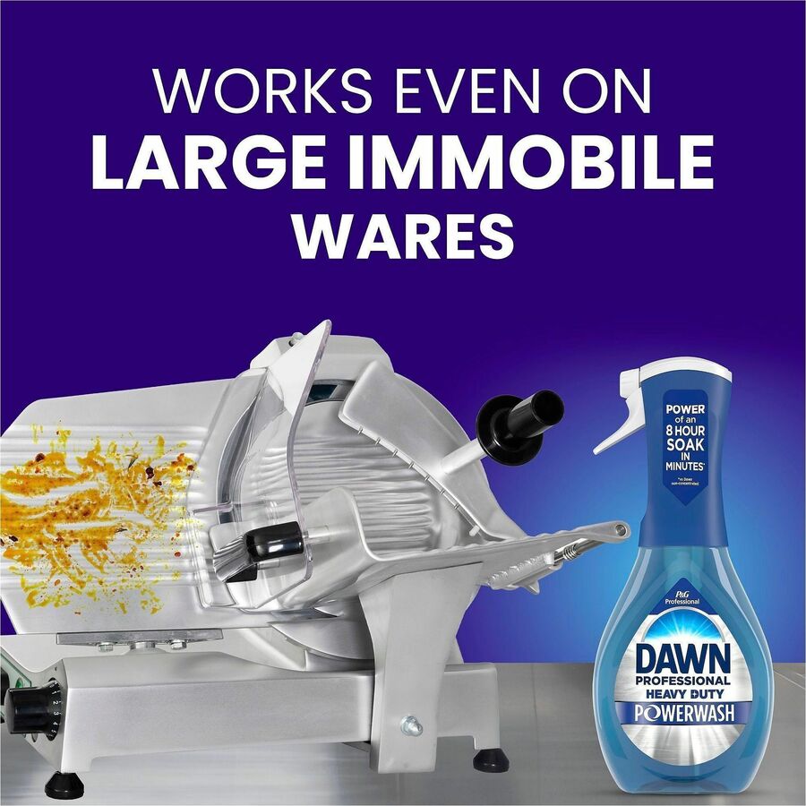Dawn Heavy Duty Powerwash - For Dish, Food Service, Restaurant, Kitchen, Sink, Commercial - Spray - 16 fl oz (0.5 quart) - Heavy Duty - Blue - 1 Bottle