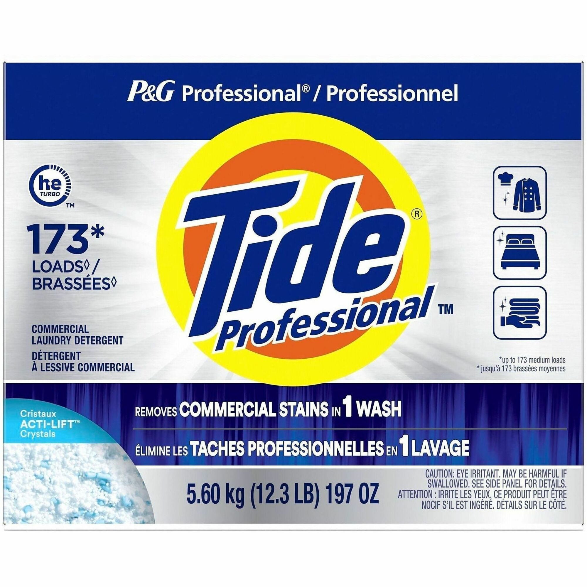 For Laundry, Food Service, Hospitality, Healthcare, Commercial, Residential - Ready-To-Use - Powder - 197 oz (12.31 lb) - PVC Free, BPA-free - Multi - 1 Box