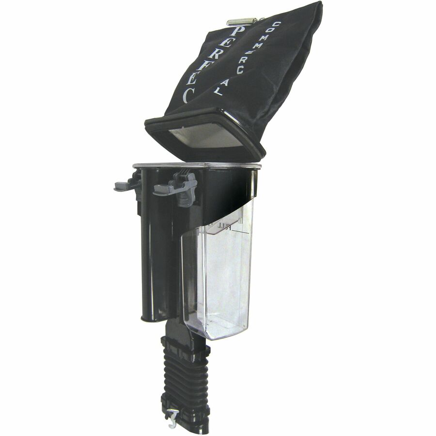 V.A.C. Upright Dirt Cup Vacuum - 870 W Motor - Bagged - Dirt Cup - 16" Cleaning Width - Carpet - 50 ft Cable Length - Black, Red