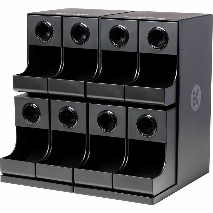 Keurig K-Cup Modular Merchandiser - 8 x Coffee/Tea Pod - Black - Plastic - 1 Each