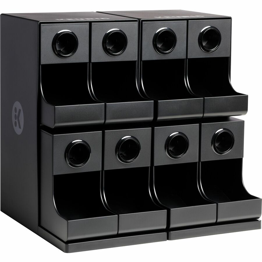 Keurig K-Cup Modular Merchandiser - 8 x Coffee/Tea Pod - Black - Plastic - 1 Each