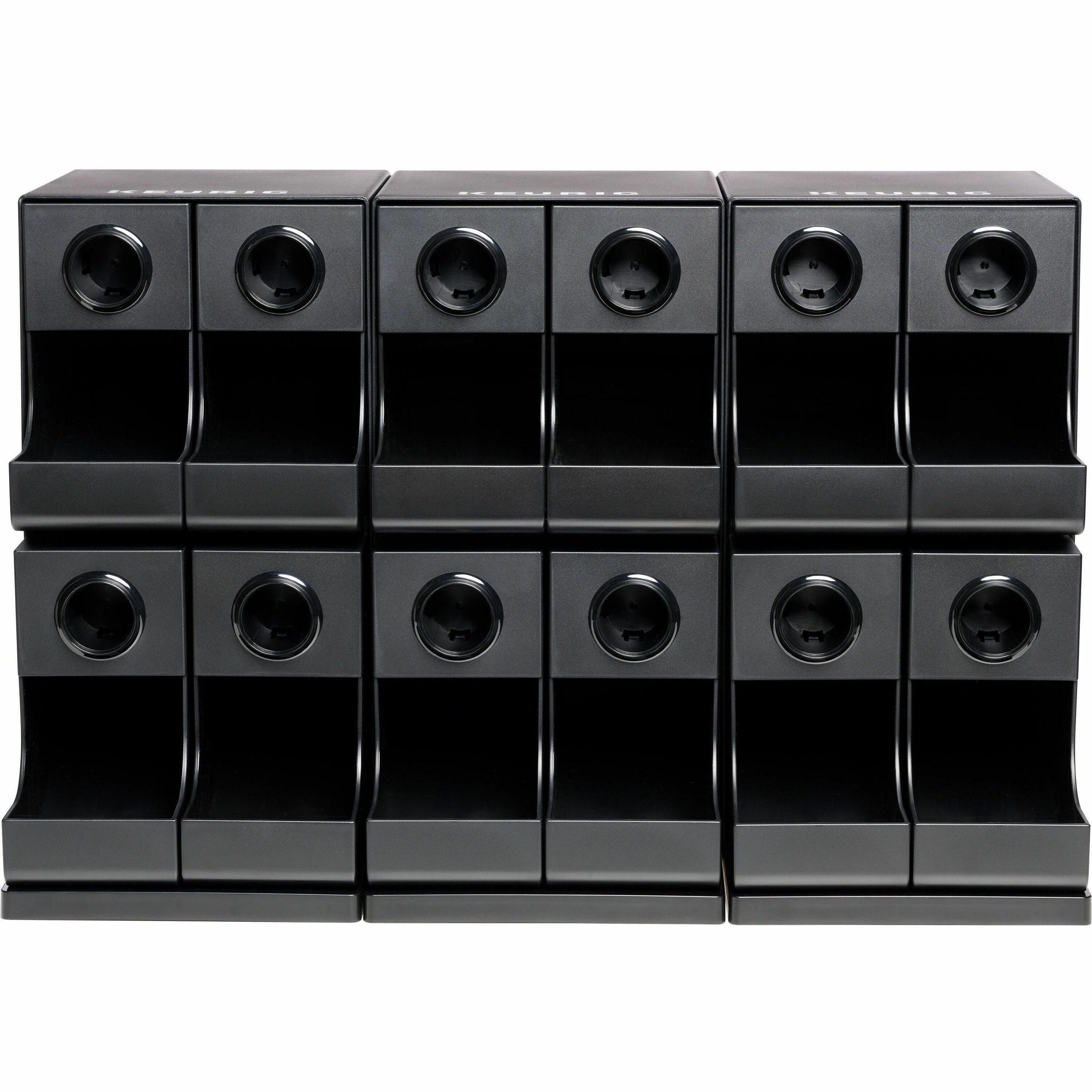Keurig K-Cup Modular Merchandiser - 4 x Coffee/Tea Pod - Black - Plastic - 1 Each