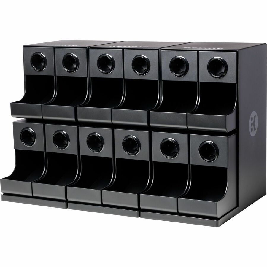 Keurig K-Cup Modular Merchandiser - 4 x Coffee/Tea Pod - Black - Plastic - 1 Each