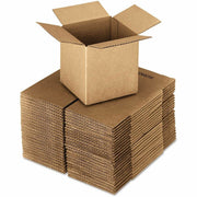 Universal Shipping Case - External Dimensions: 24" Length x 24" Width x 24" Height - Flap Closure - Corrugated Kraft - Brown Kraft - 10 / Bundle