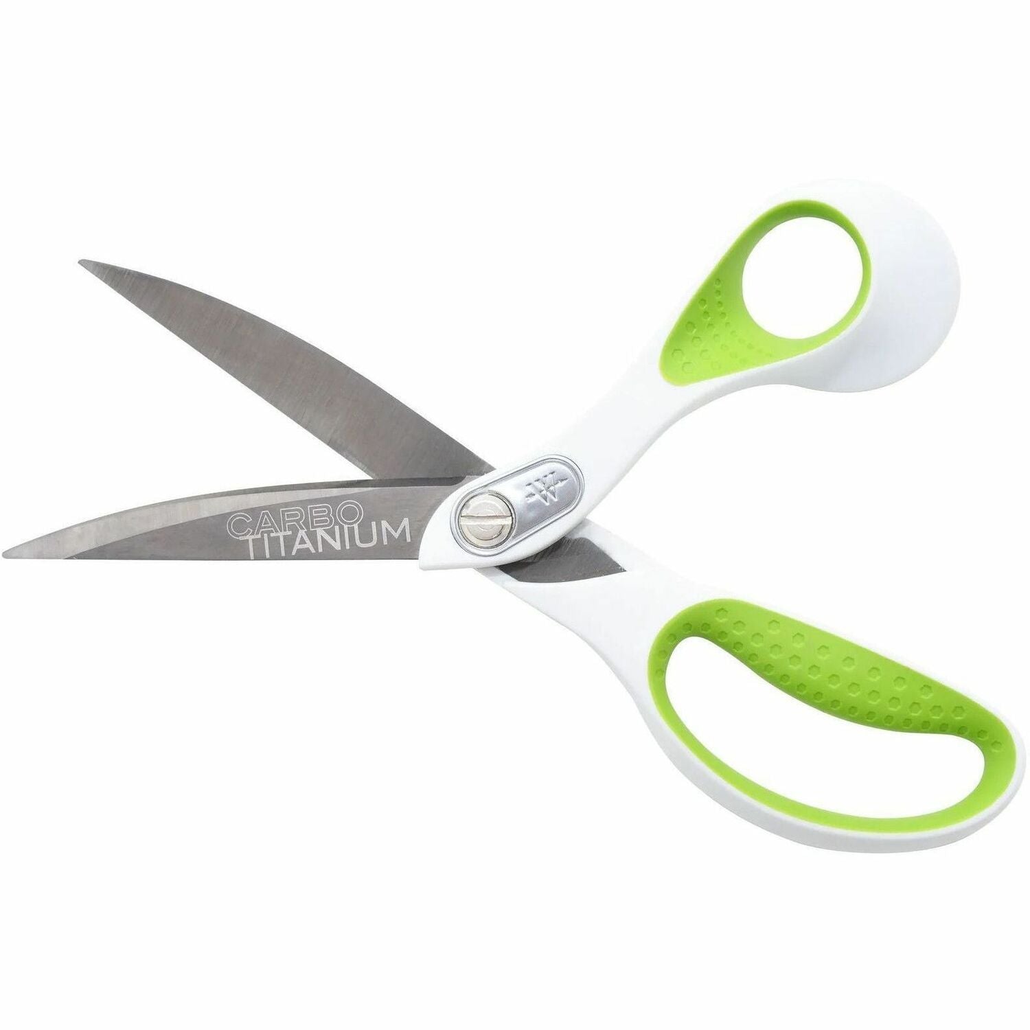 4.50" Cutting Length - 9" Overall Length - Bent-right - Blunted Tip - White, Green - 1 Each