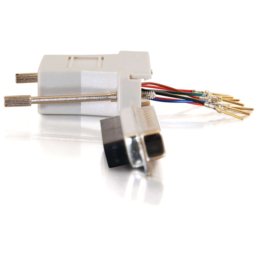 C2G Modular Adapter - 1 x RJ-45 Male - 1 x DB-25 Male - Gray - 1 Each