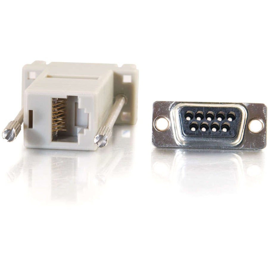 C2G RJ45/DB9M Modular Adapter