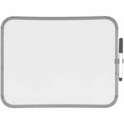 11" (0.9 ft) Width x 14" (1.2 ft) Height - White Lacquered Steel Surface - Plastic Frame - Lap - Magnetic - Durable, Ghost Resistant, Stain Resistant, Long Lasting - 1 Each