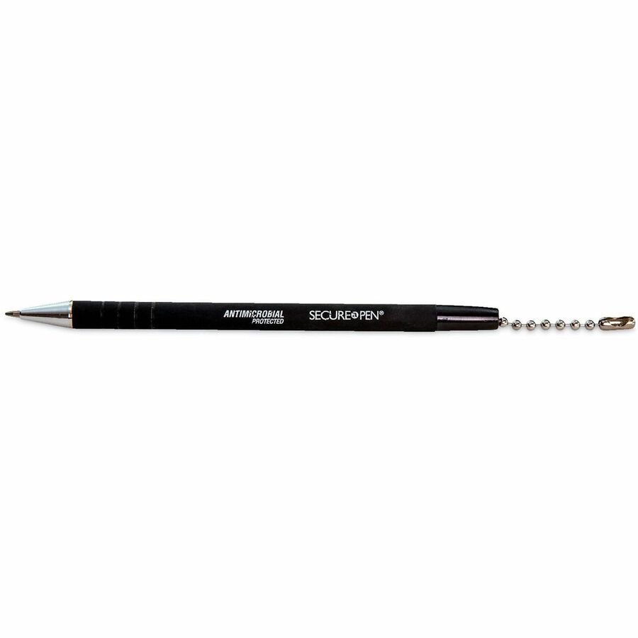 1 mm Medium Pen Point - Black Ink - Writing - 1 Each