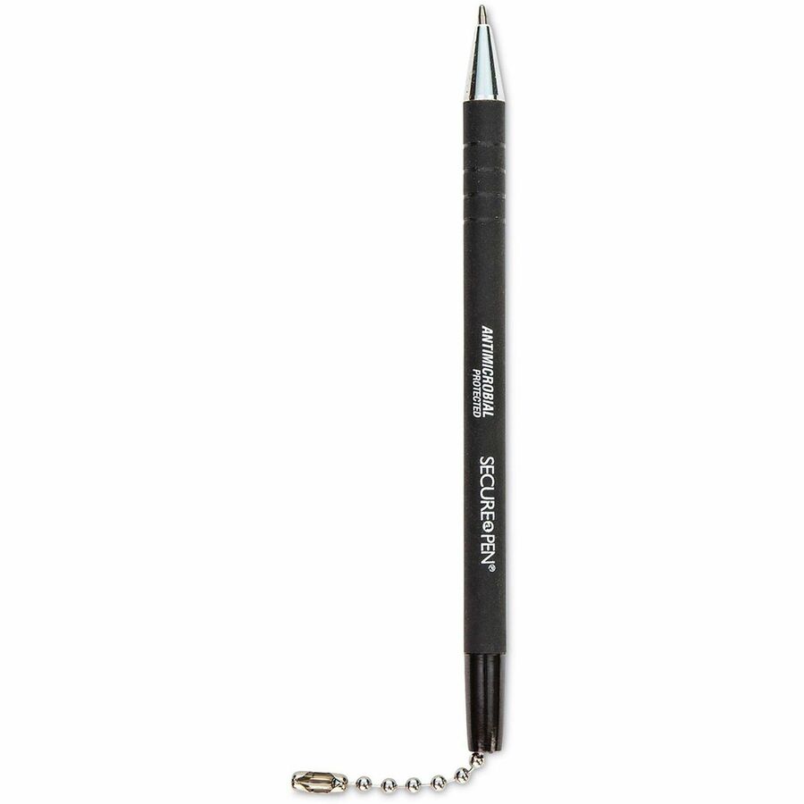 1 mm Medium Pen Point - Black Ink - Writing - 1 Each