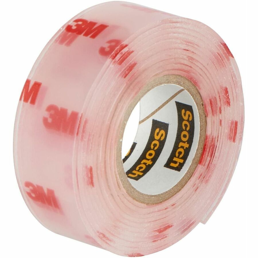 5 ft Length x 1" Width - Clear - Acrylic Backing - Acrylic Adhesive - For Multi Surface, Multipurpose - 1 Roll
