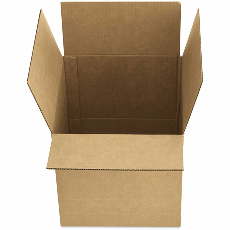 Universal Shipping Case - External Dimensions: 15" Length x 11" Width x 6" Height - Flap Closure - Corrugated Kraft - Brown Kraft - 25 / Bundle