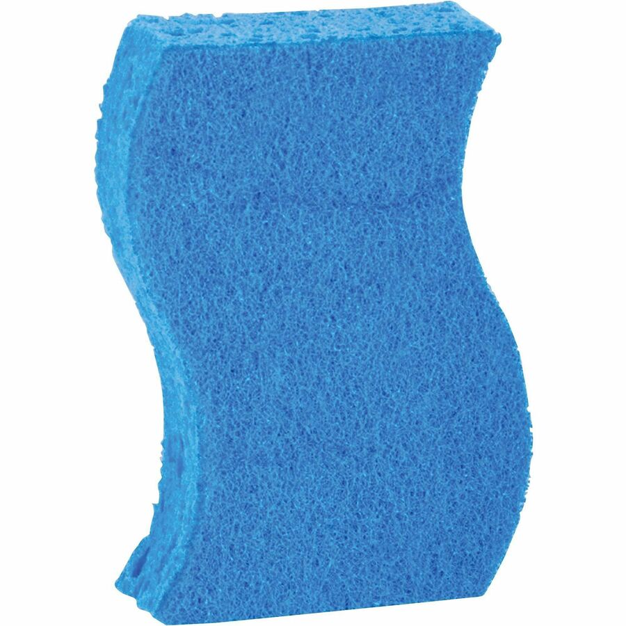Scotch-Brite Non-Scratch Scrub Sponges - 0.7" Height x 4.2" Width x 2.7" Depth - 9/Pack - 5 / Carton - Blue