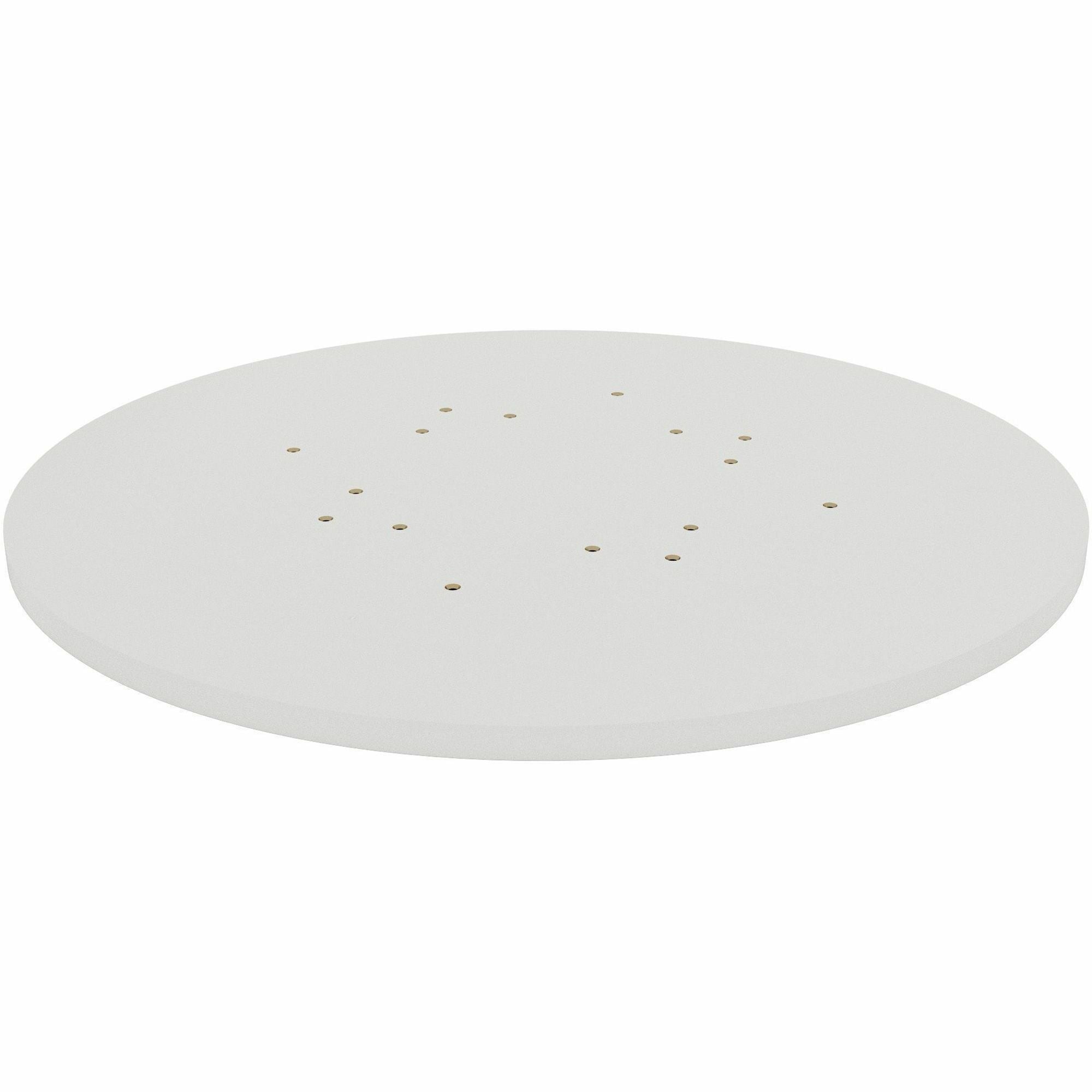 Lorell Hospitality/Conference Tabletop - x 1" Thickness x 36" Diameter - Band Edge - White Table Top - Sturdy - For Reception Area, Conference Table, Breakroom, Lobby, Meeting, Office - 1 Each
