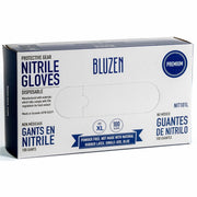 Remcoda Extra-Strength Nitrile Gloves - 4 mil Thickness - Chemical Protection - X-Large Size - For Right/Left Hand - Nitrile - Blue - Durable, Comfortable, Extra Strength, Snug Fit, Chemical Resistant, Latex-free - 100 / Box